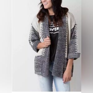 Billabong By Your Side Cardigan Sweater Sz M